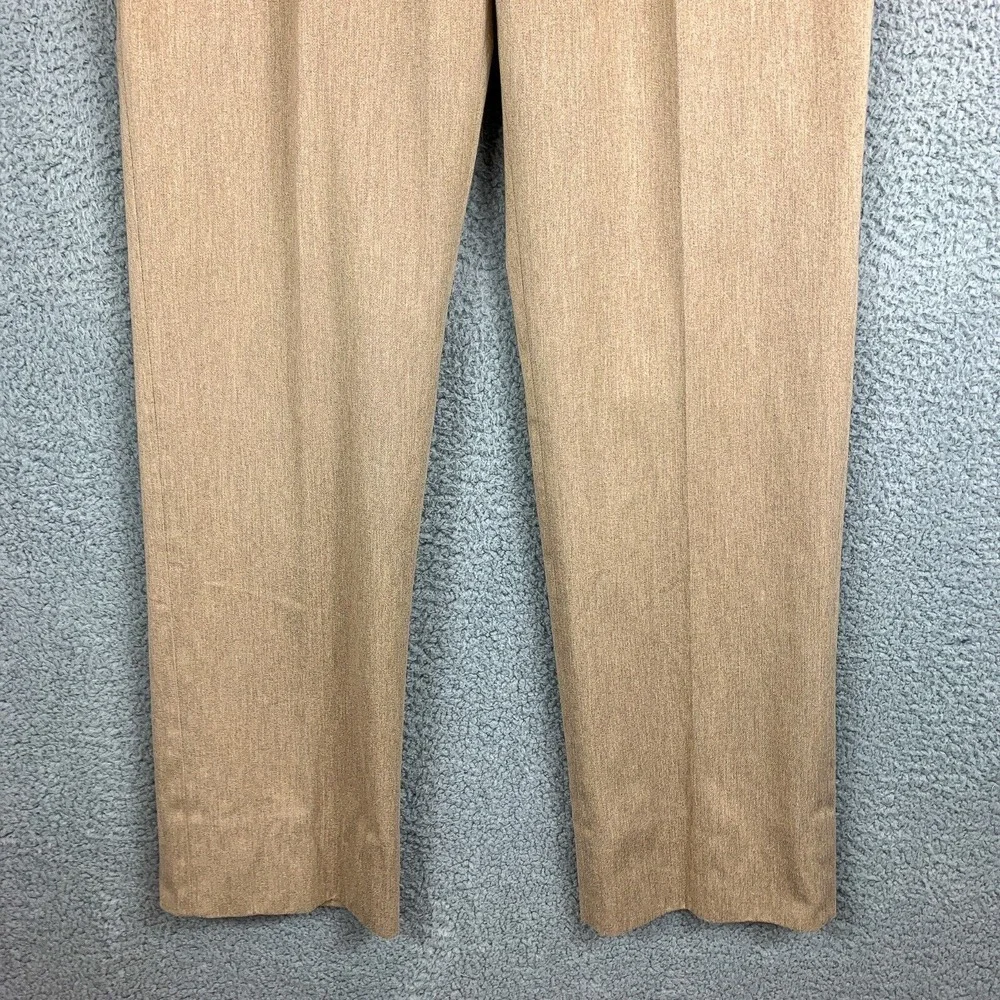 Lands End Pants Mens 34 Tan Traditional‎ Fit Straight Chino Business Casual Work